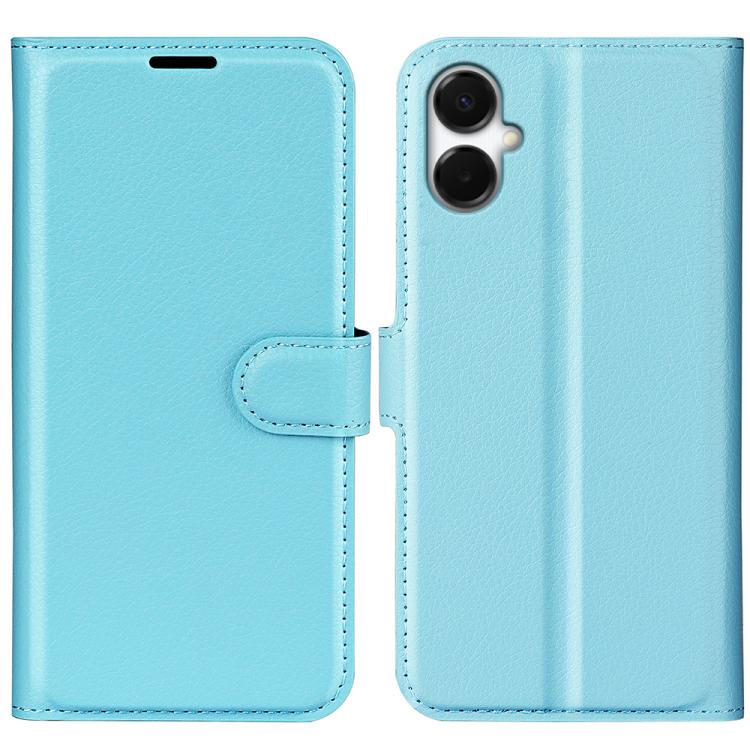 Custodia per telefono in pelle con supporto e motivo a flip orizzontale con trama Litchi, For Galaxy S25 Edge 5G, For Galaxy A06 5G