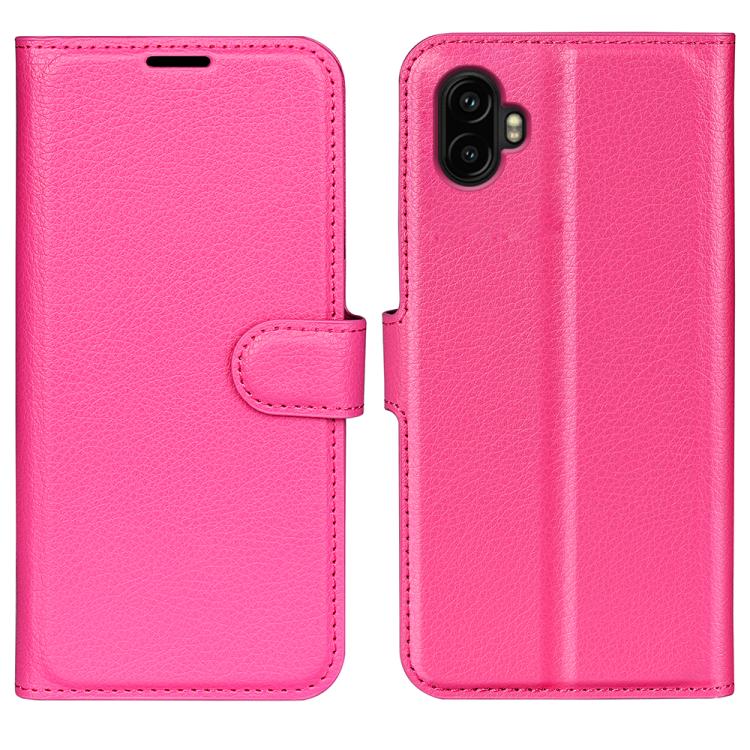 Custodia per telefono in pelle con supporto e motivo a flip orizzontale con trama Litchi, For Galaxy Xcover7 Pro, For Galaxy S10 5G 6.7