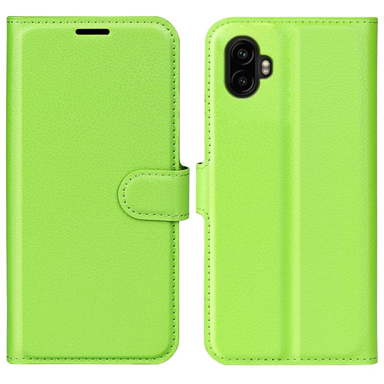 Custodia per telefono in pelle con supporto e motivo a flip orizzontale con trama Litchi, For Galaxy Xcover7 Pro, For Galaxy S10 5G 6.7