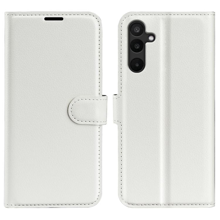 Custodia per telefono in pelle con supporto e motivo a flip orizzontale con trama Litchi, For Galaxy M36 5G / F36 5G, For Galaxy M16 / F16