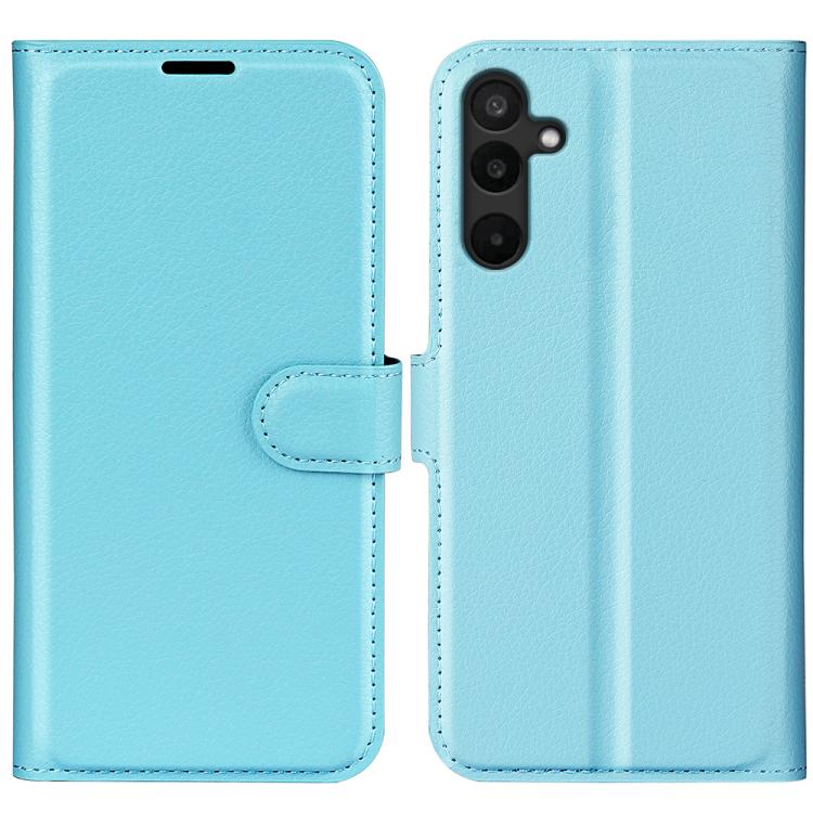 Custodia per telefono in pelle con supporto e motivo a flip orizzontale con trama Litchi, For Galaxy M36 5G / F36 5G, For Galaxy M16 / F16