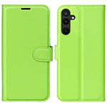 Custodia per telefono in pelle con supporto e motivo a flip orizzontale con trama Litchi, For Galaxy M36 5G / F36 5G, For Galaxy M16 / F16