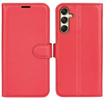 Custodia per telefono in pelle con supporto e motivo a flip orizzontale con trama Litchi, For Galaxy S25 Ultra 5G, For Galaxy A16 5G
