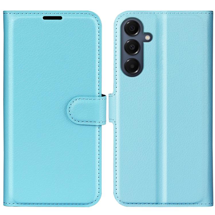 Custodia per telefono in pelle con supporto e motivo a flip orizzontale con trama Litchi, For Galaxy S25 FE 5G, For Galaxy A17 5G