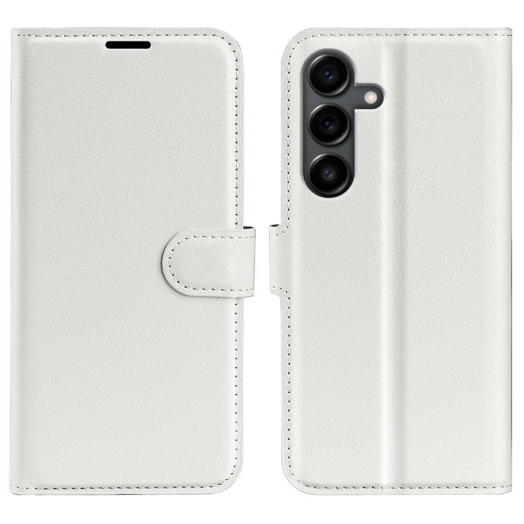 Custodia per telefono in pelle con supporto e motivo a flip orizzontale con trama Litchi, For Galaxy S25 FE 5G, For Galaxy A17 5G