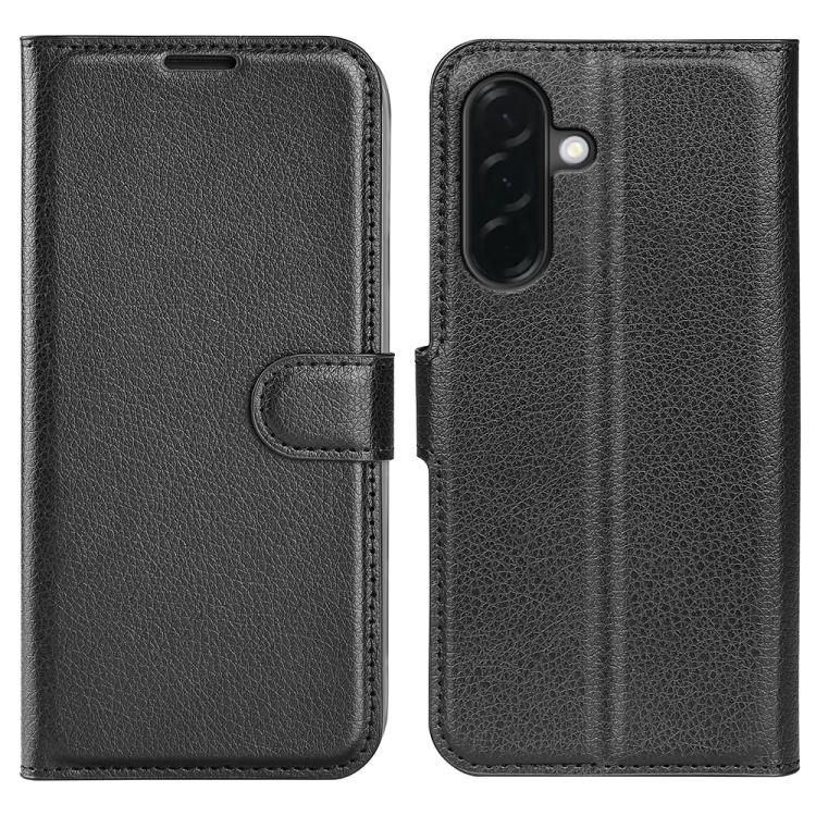 Custodia per telefono in pelle con supporto e motivo a flip orizzontale con trama Litchi, For Galaxy A37 5G, For Galaxy A27 5G