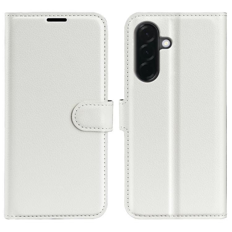 Custodia per telefono in pelle con supporto e motivo a flip orizzontale con trama Litchi, For Galaxy A37 5G, For Galaxy A27 5G