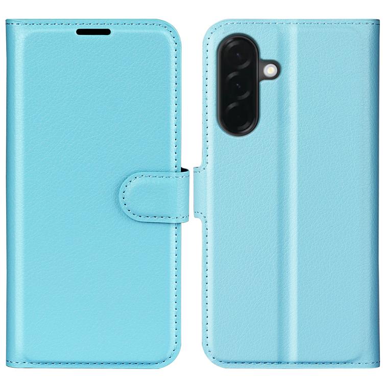 Custodia per telefono in pelle con supporto e motivo a flip orizzontale con trama Litchi, For Galaxy A37 5G, For Galaxy A27 5G