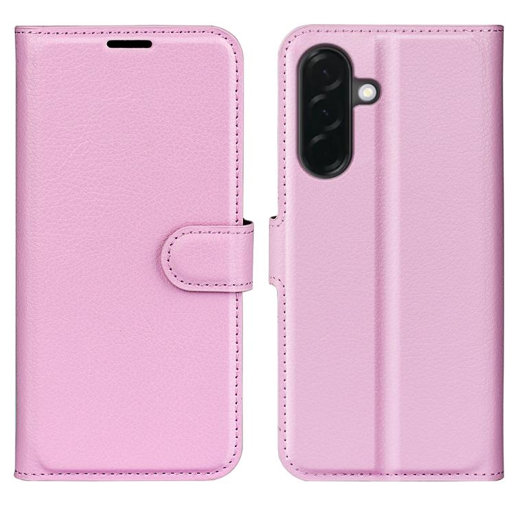 Custodia per telefono in pelle con supporto e motivo a flip orizzontale con trama Litchi, For Galaxy A37 5G, For Galaxy A27 5G