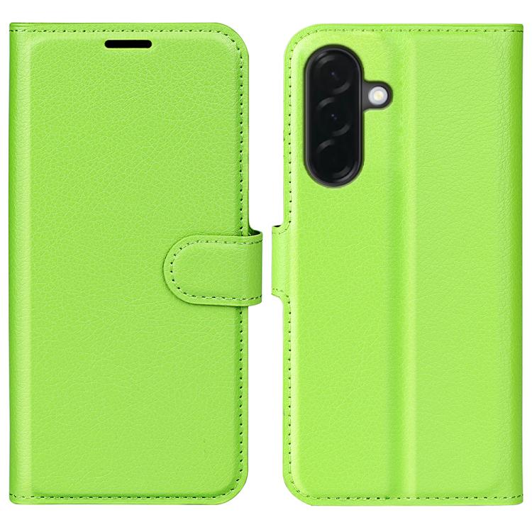 Custodia per telefono in pelle con supporto e motivo a flip orizzontale con trama Litchi, For Galaxy A37 5G, For Galaxy A27 5G