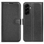 Custodia per telefono in pelle con supporto e motivo a flip orizzontale con trama Litchi, For Galaxy S26 5G, For Galaxy A57 5G