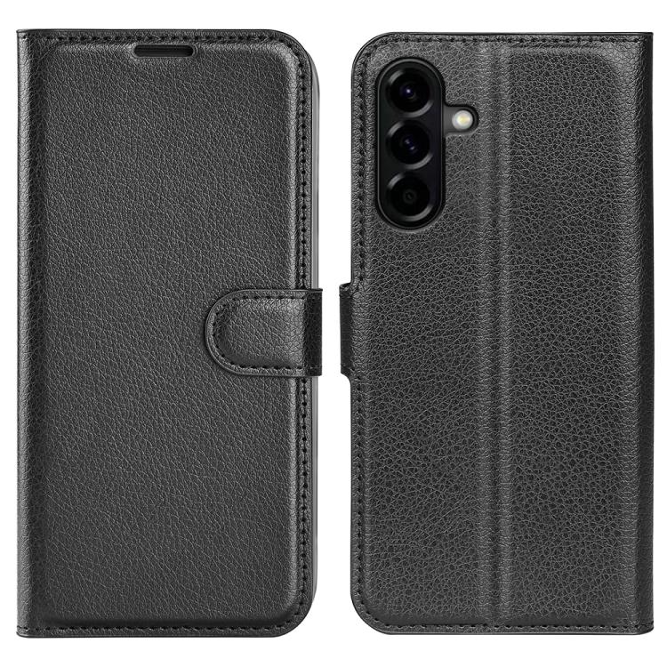 Custodia per telefono in pelle con supporto e motivo a flip orizzontale con trama Litchi, For Galaxy S26 5G, For Galaxy A57 5G