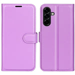Custodia per telefono in pelle con supporto e motivo a flip orizzontale con trama Litchi, For Galaxy S26 5G, For Galaxy A57 5G