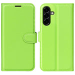 Custodia per telefono in pelle con supporto e motivo a flip orizzontale con trama Litchi, For Galaxy S26 5G, For Galaxy A57 5G