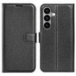 Custodia per telefono in pelle con supporto e motivo a flip orizzontale con trama Litchi, For Galaxy S26 5G, For Galaxy A57 5G
