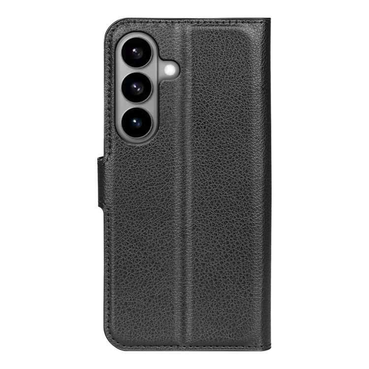 Custodia per telefono in pelle con supporto e motivo a flip orizzontale con trama Litchi, For Galaxy S26 5G, For Galaxy A57 5G