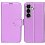Custodia per telefono in pelle con supporto e motivo a flip orizzontale con trama Litchi, For Galaxy S26 5G, For Galaxy A57 5G