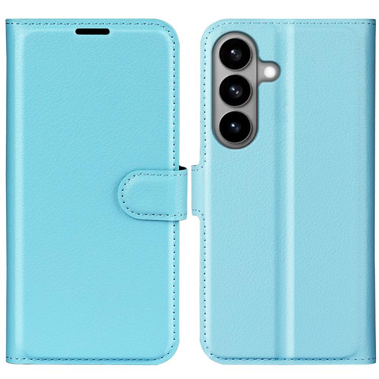 Custodia per telefono in pelle con supporto e motivo a flip orizzontale con trama Litchi, For Galaxy S26 5G, For Galaxy A57 5G
