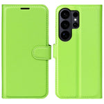 Custodia per telefono in pelle con supporto e motivo a flip orizzontale con trama Litchi, For Galaxy S26 Edge 5G, For Galaxy S26 Ultra 5G