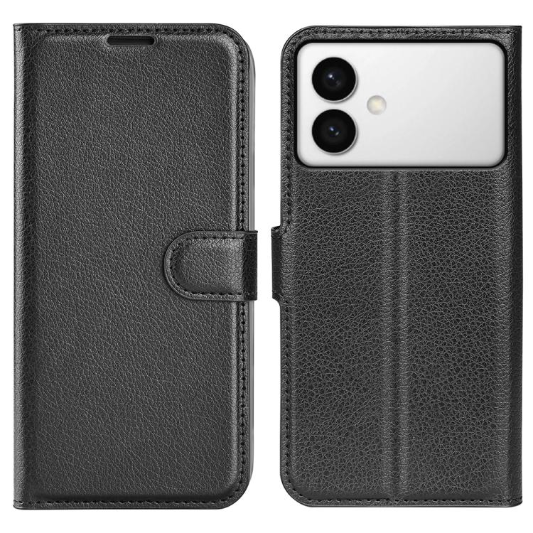 Custodia per telefono in pelle con supporto e motivo a flip orizzontale con trama Litchi, For Galaxy S26 Edge 5G, For Galaxy S26 Ultra 5G
