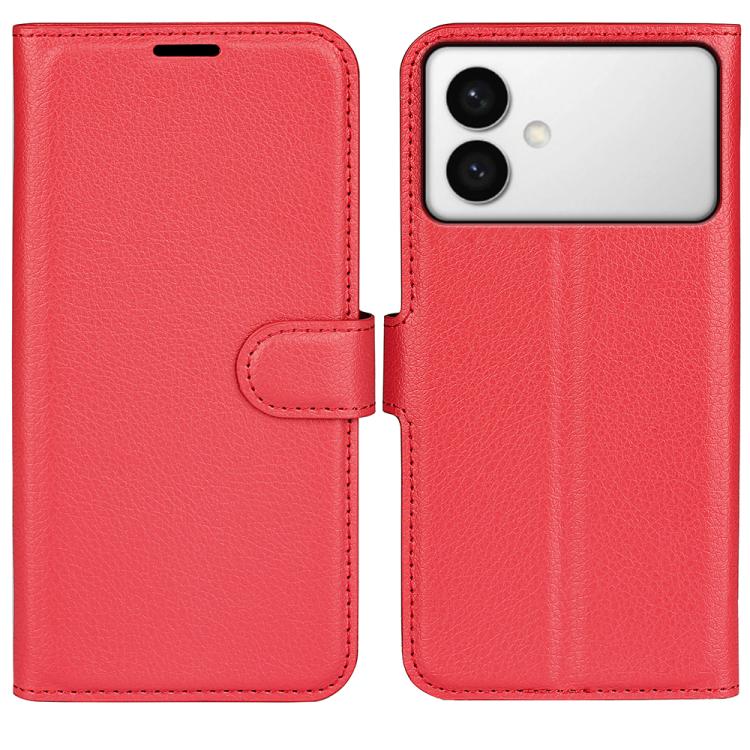 Custodia per telefono in pelle con supporto e motivo a flip orizzontale con trama Litchi, For Galaxy S26 Edge 5G, For Galaxy S26 Ultra 5G