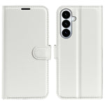 Custodia per telefono in pelle con supporto e motivo a flip orizzontale con trama Litchi, For Galaxy S26 FE 5G, For Galaxy S26+ 5G