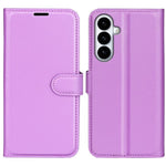Custodia per telefono in pelle con supporto e motivo a flip orizzontale con trama Litchi, For Galaxy S26 FE 5G, For Galaxy S26+ 5G