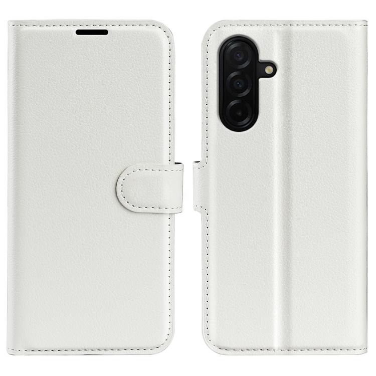 Custodia per telefono in pelle con supporto e motivo a flip orizzontale con trama Litchi, For Galaxy A37 5G, For Galaxy A27 5G