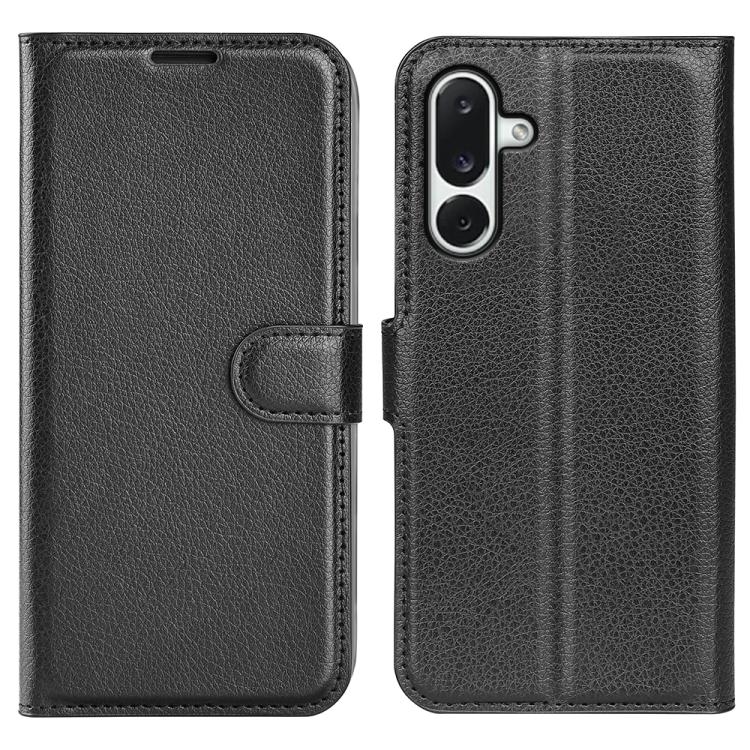 Custodia per telefono in pelle con supporto e motivo a flip orizzontale con trama Litchi, For Galaxy M36 5G / F36 5G, For Galaxy M16 / F16
