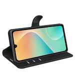 Custodia per telefono in pelle con supporto e motivo a flip orizzontale con trama Litchi, For Galaxy M36 5G / F36 5G, For Galaxy M16 / F16