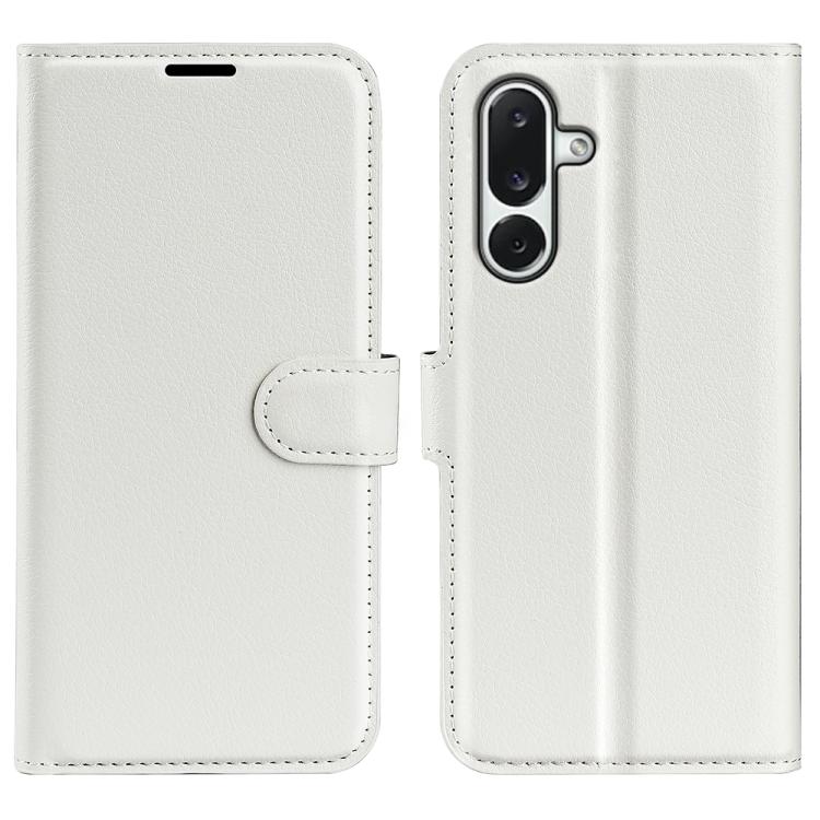 Custodia per telefono in pelle con supporto e motivo a flip orizzontale con trama Litchi, For Galaxy M36 5G / F36 5G, For Galaxy M16 / F16