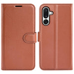 Custodia per telefono in pelle con supporto e motivo a flip orizzontale con trama Litchi, For Galaxy M36 5G / F36 5G, For Galaxy M16 / F16