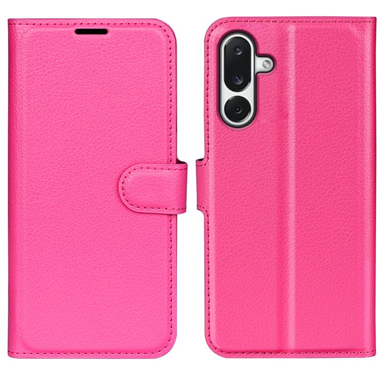 Custodia per telefono in pelle con supporto e motivo a flip orizzontale con trama Litchi, For Galaxy M36 5G / F36 5G, For Galaxy M16 / F16