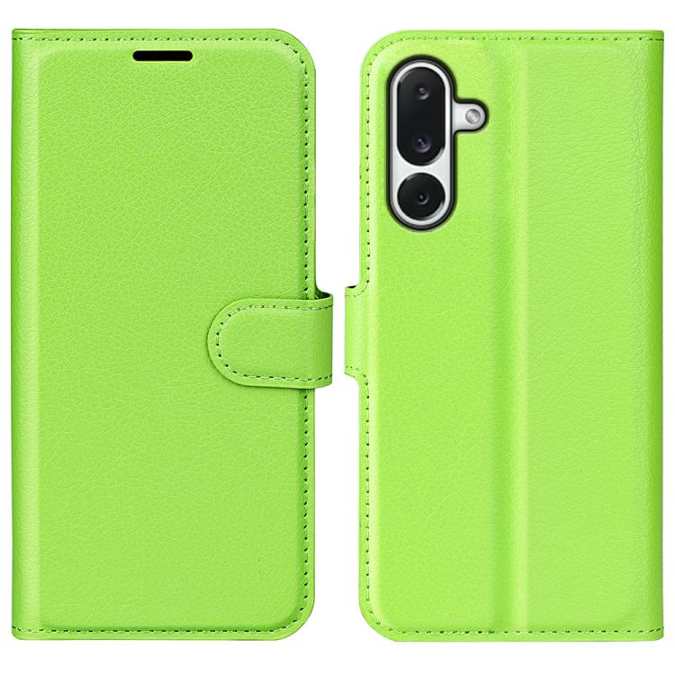 Custodia per telefono in pelle con supporto e motivo a flip orizzontale con trama Litchi, For Galaxy M36 5G / F36 5G, For Galaxy M16 / F16