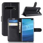 Custodia per telefono in pelle con supporto e motivo a flip orizzontale con trama Litchi, For Galaxy Xcover7 Pro, For Galaxy S10 5G 6.7