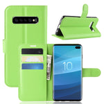 Custodia per telefono in pelle con supporto e motivo a flip orizzontale con trama Litchi, For Galaxy Xcover7 Pro, For Galaxy S10 5G 6.7