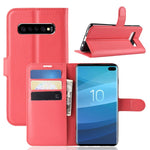 Custodia per telefono in pelle con supporto e motivo a flip orizzontale con trama Litchi, For Galaxy Xcover7 Pro, For Galaxy S10 5G 6.7