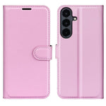 Custodia per telefono in pelle con supporto e motivo a flip orizzontale con trama Litchi, For Galaxy S26 FE 5G, For Galaxy S26+ 5G
