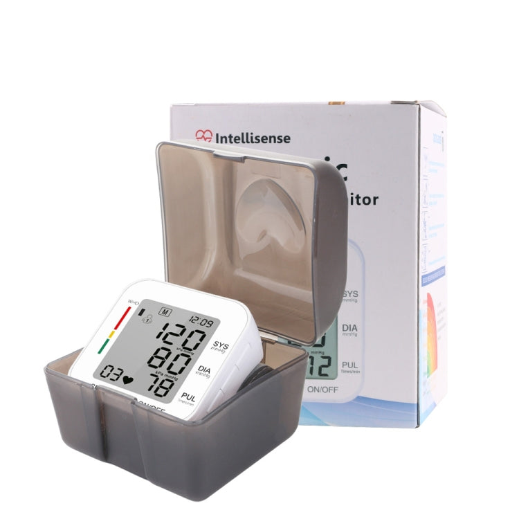 RZ204 polsino da polso digitale automatico monitor per la pressione sanguigna battito cardiaco orologio digitale LCD leggero con voce