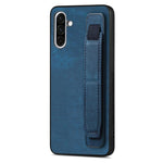 Custodia per telefono con retro in pelle e porta braccialetto retrò, For Samsung Galaxy A36