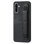 Custodia per telefono con retro in pelle e porta braccialetto retrò, For Samsung Galaxy A57 5G, For Samsung Galaxy A37 5G, For Samsung Galaxy S25 Edge 5G, For Samsung Galaxy A56 5G