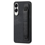 Custodia per telefono con retro in pelle e porta braccialetto retrò, For Samsung Galaxy A57 5G, For Samsung Galaxy A37 5G, For Samsung Galaxy S25 Edge 5G, For Samsung Galaxy A56 5G