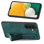 Custodia per telefono con retro in pelle e porta braccialetto retrò, For Samsung Galaxy A57 5G, For Samsung Galaxy A37 5G, For Samsung Galaxy S25 Edge 5G, For Samsung Galaxy A56 5G