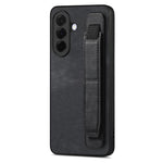 Custodia per telefono con retro in pelle e porta braccialetto retrò, For Samsung Galaxy A57 5G, For Samsung Galaxy A37 5G, For Samsung Galaxy S25 Edge 5G, For Samsung Galaxy A56 5G