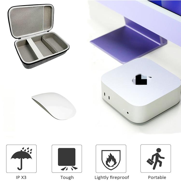 Per Apple Mac Mini M4 2024 Custodia rigida portatile antiurto Custodia rigida