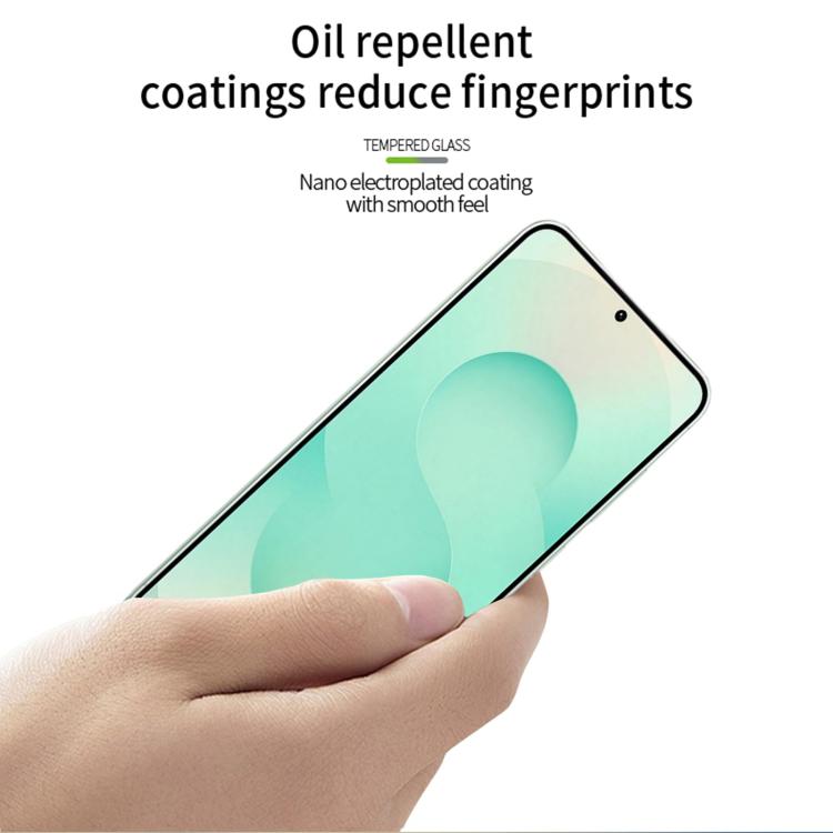 Pellicola in vetro temperato per schermo curvo antideflagrante MOFI 9H 3D, For Samsung Galaxy S26+ 5G Unlock, For Samsung Galaxy S26 Ultra 5G Unlock, For Samsung Galaxy S26 5G Unlock, For Samsung Galaxy A27 5G, For Samsung Galaxy S25 FE 5G             ...