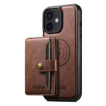 Suteni M4 Borsa per carte magnetiche MagSafe Custodia in pelle per telefono, For iPhone 13 Pro Max, For iPhone 13 Pro, For iPhone 13, For iPhone 12, For iPhone 12 Pro Max, For iPhone 12 Pro