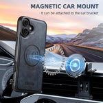 Custodia magnetica per telefono MagSafe in pelle bovina Suteni G5, For iPhone 18, For iPhone 18 Pro, For iPhone 18 Pro Max, For iPhone 17 Pro Max, For iPhone 17 Pro, For iPhone 17, For iPhone Air, For iPhone 16 Pro Max