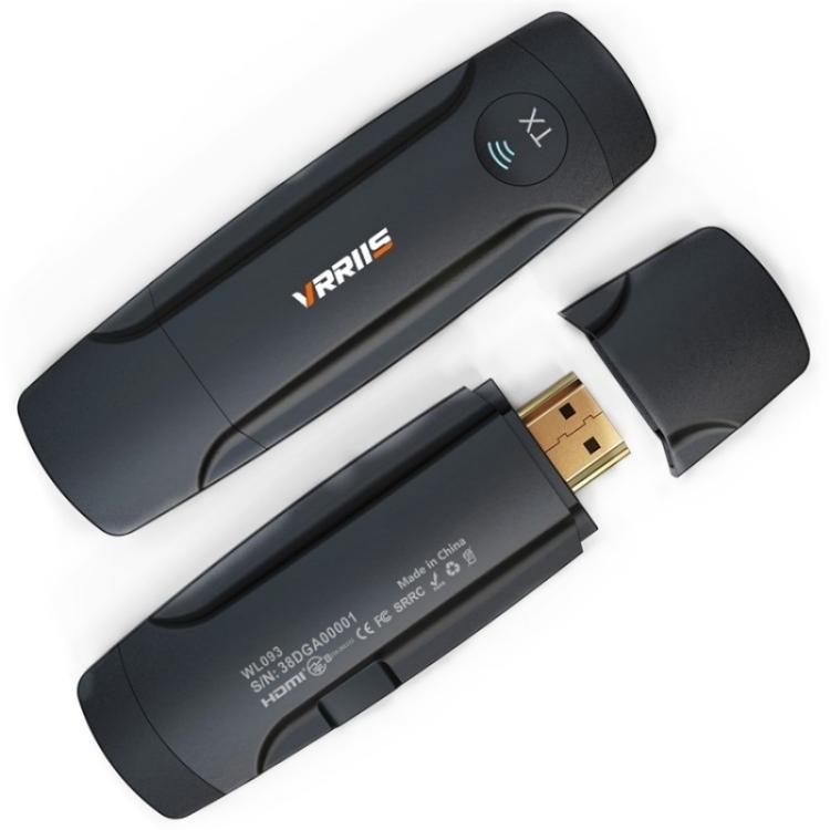 VRRIIS 093 Trasmettitore video ad alta definizione Ricevitore Extender HDMI wireless, 093