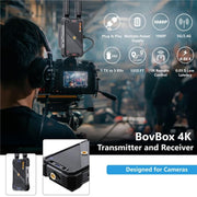 BOVBOX 082 1080P H.265 Bassa Latenza 400m Trasmettitore Ricevitore Extender Wireless HDMI, US Plug, UK Plug, EU Plug, AU Plug